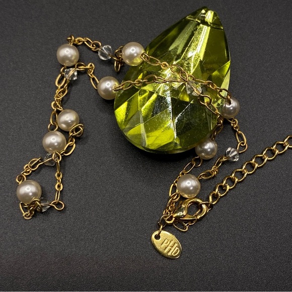 PHD Pearl & Gold Chain Choker Necklace - Picture 7 of 8